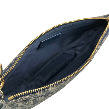 Christian Dior  Trotter Shoulder bag Navy Vintage 73m2yp