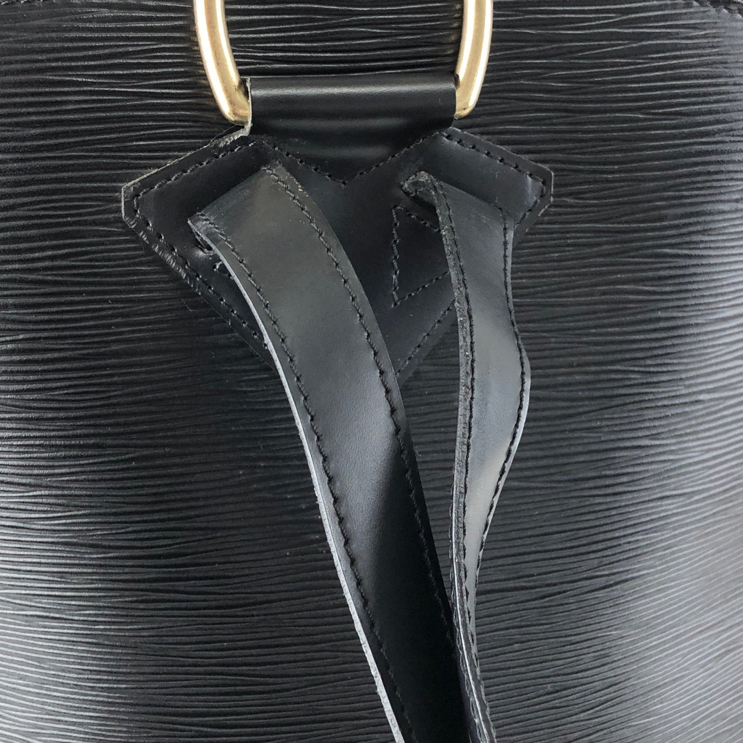 LOUIS VUITTON Epi Backpack Black M52292 Vintage e4pycu
