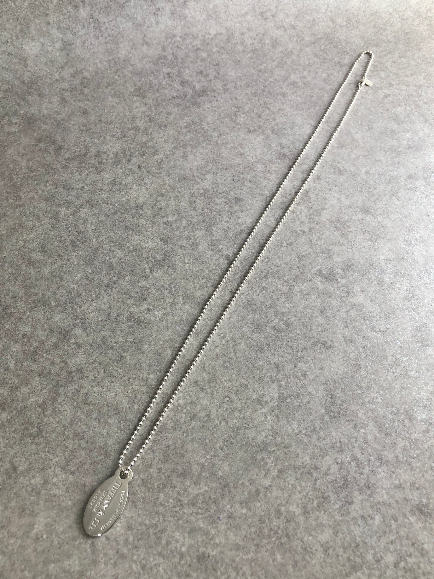 Tiffany & Co. SILVER925 Necklace Silver Vintage mxv8tz