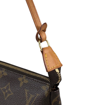 LOUIS VUITTON Monogram Small Handbag Brown M51980 Vintage vvdnun