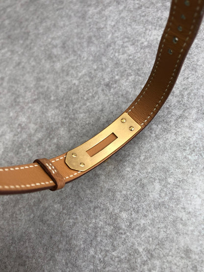 HERMES Watch Brown Vintage m64n6e