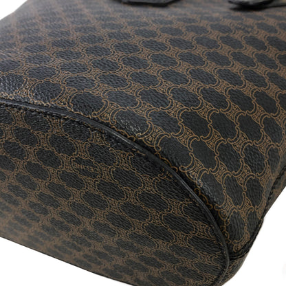 CELINE Macadam Leather Totebag Black Vintage gkmcp7