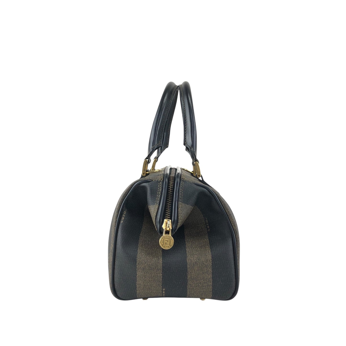 FENDI Pecan Two-way Small Boston bag Shoulder bag Black Vintage ze6stg