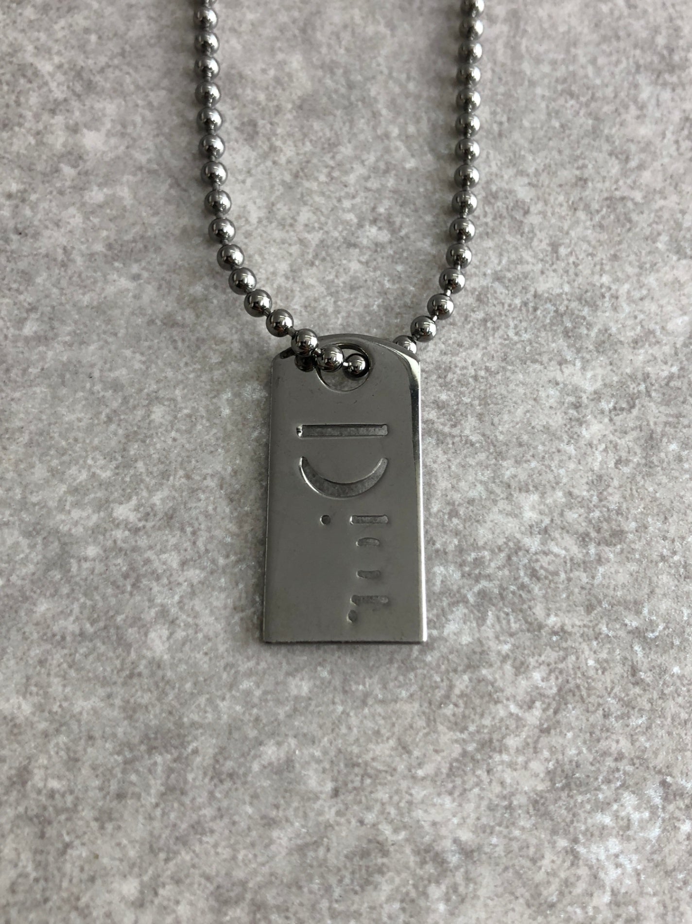Christian Dior Logo Motif Bracelet Silver Vintage xrmcpn