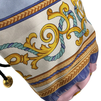 CELINE Starball Drawstring Handbag Blue Vintage cp3wry