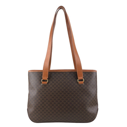 CELINE Macadam Totebag Brown Vintage iticcu