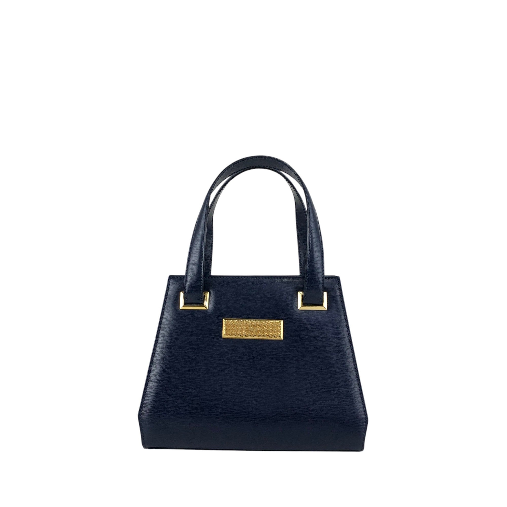 Christian Dior Logo Handbag Navy Vintage tx5uyv – VintageShop solo