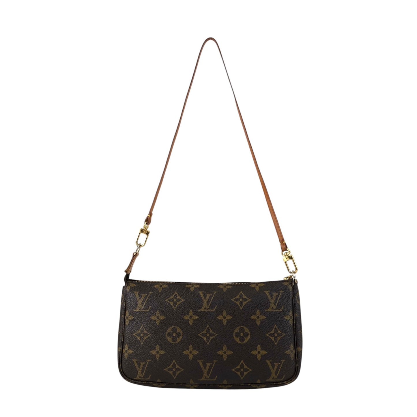 LOUIS VUITTON Monogram Shoulder bag Brown M51980 Vintage z7gkhx