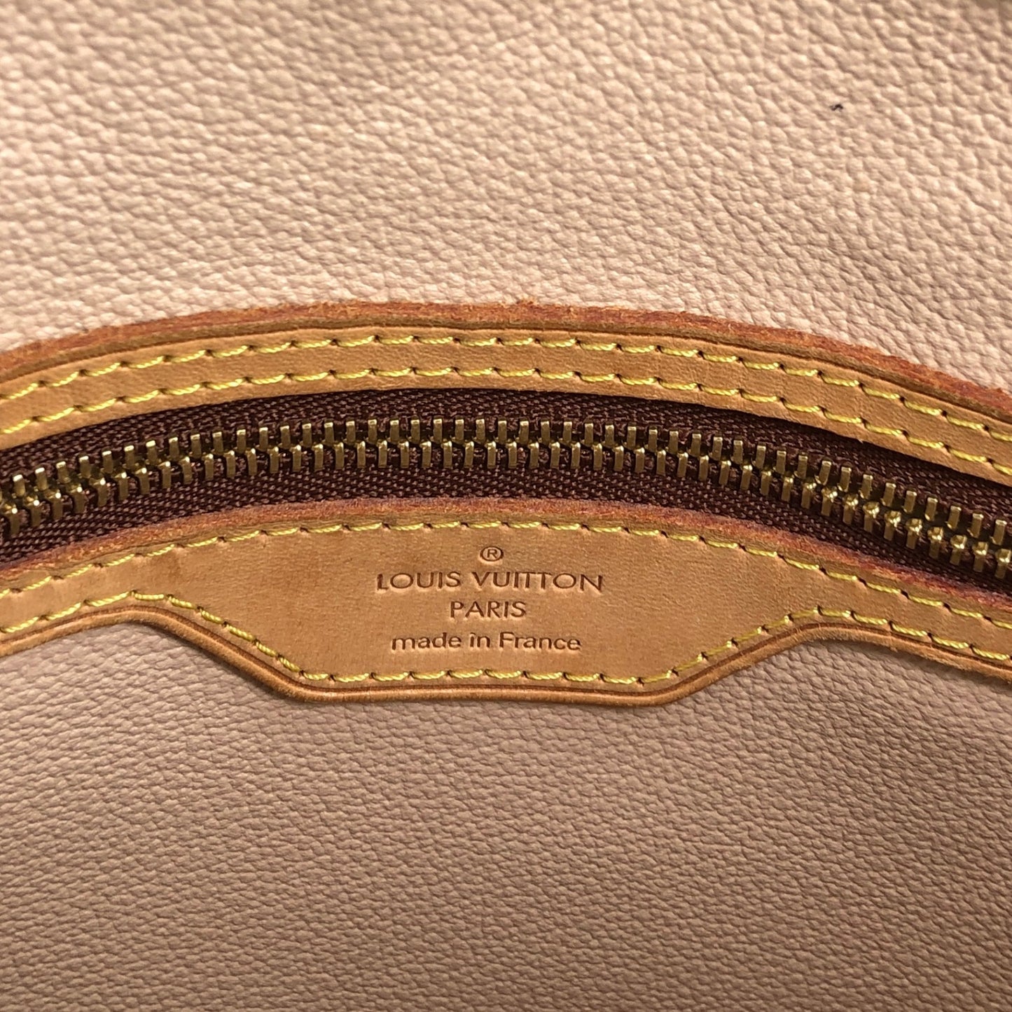 LOUIS VUITTON Monogram Handbag Brown M42238 Vintage wxysxm