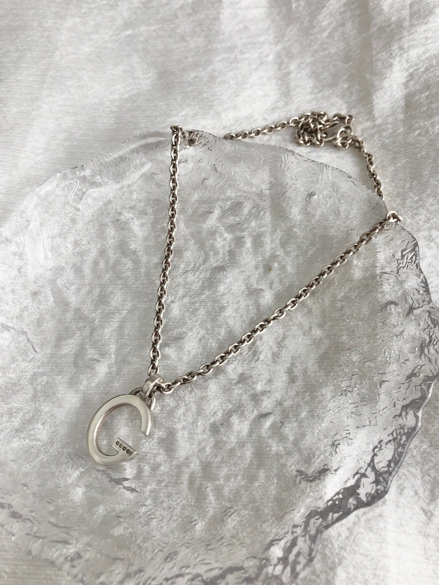 GUCCI SILVER925 Necklace Silver Vintage nj2www