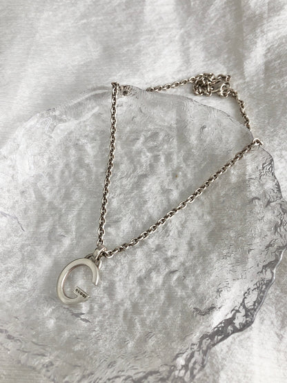 GUCCI SILVER925 Necklace Silver Vintage nj2www