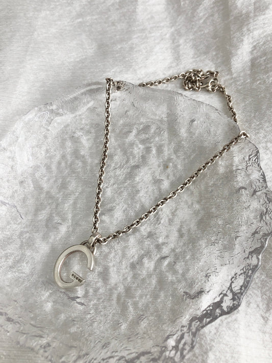 GUCCI SILVER925 Necklace Silver Vintage nj2www