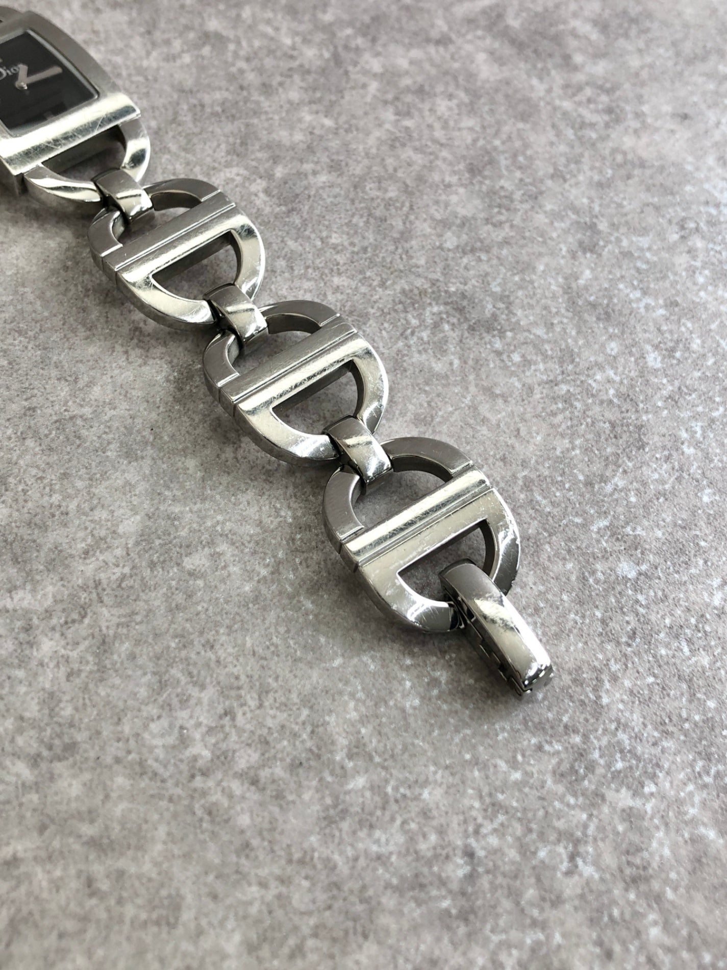 Christian Dior Quartz Watch Silver D78-109 Vintage egd5s2