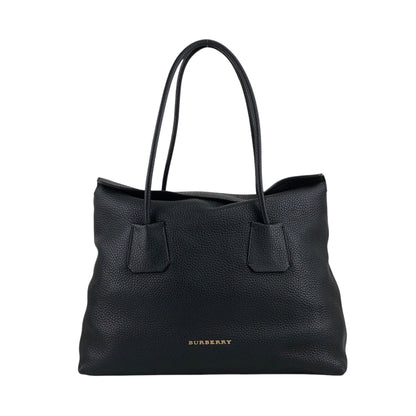 BURBERRY Logo Totebag Black Vintage u4ezwe