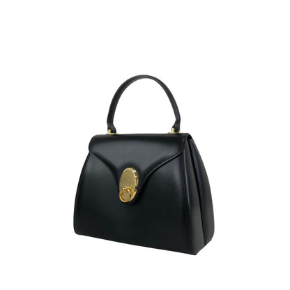 GIVENCHY Top Handle Handbag Black Vintage 8gf8y4