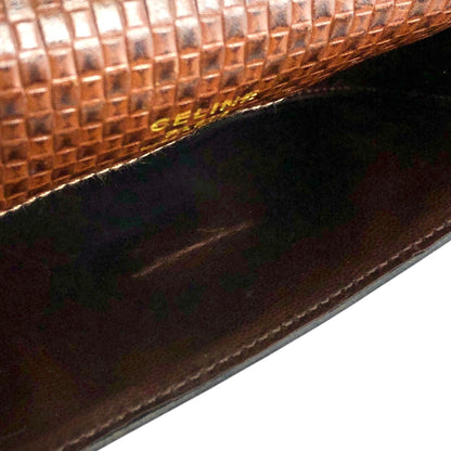 CELINE Triomphe Small Shoulder bag Brown Vintage mgieg8