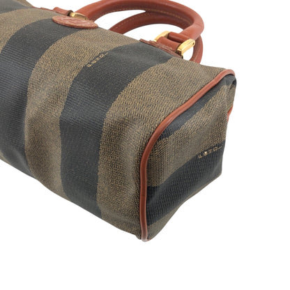 FENDI Pecan Two-way Small Boston bag Shoulder bag Brown Vintage xg8eaz