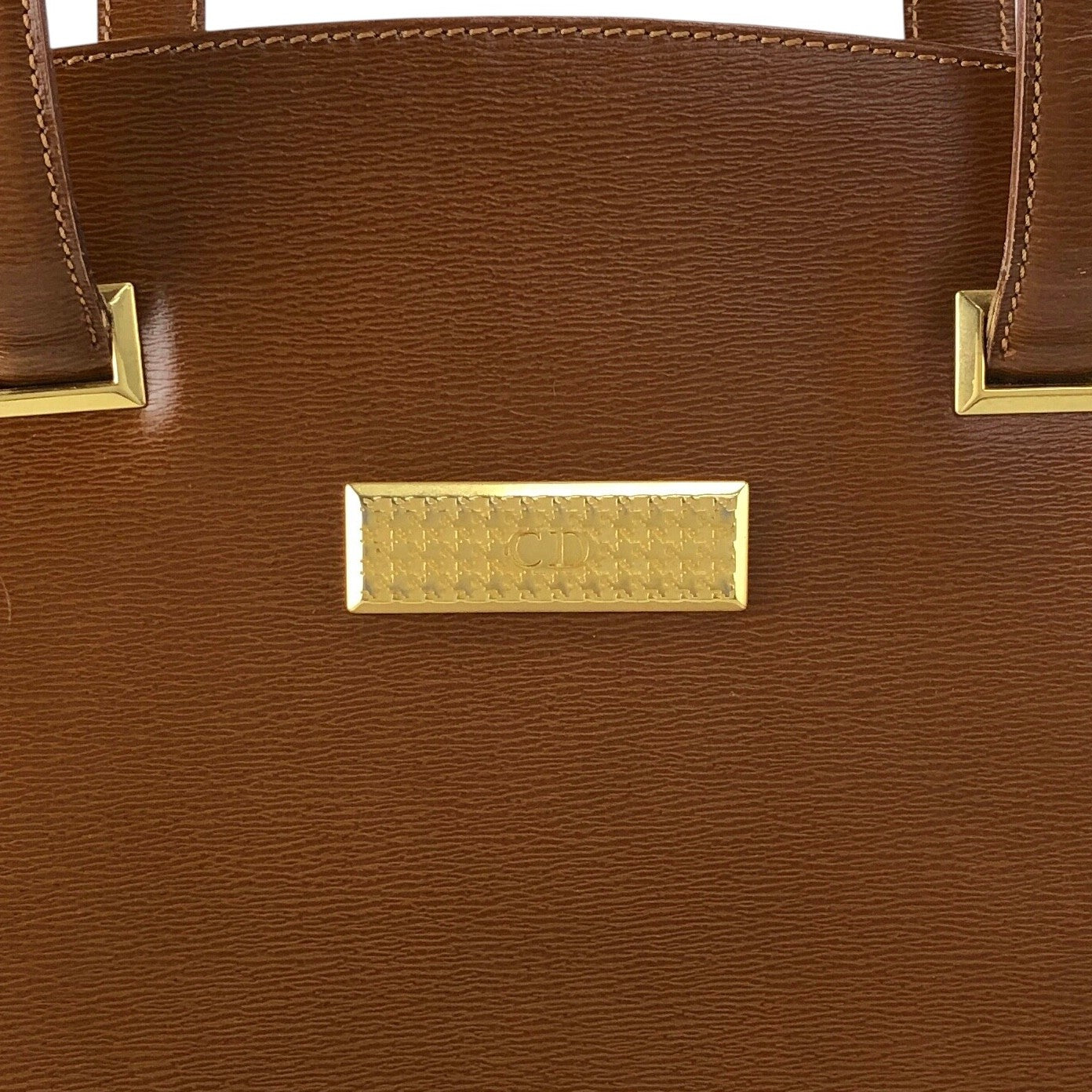 Christian Dior Logo Totebag Brown Vintage 57kjwn