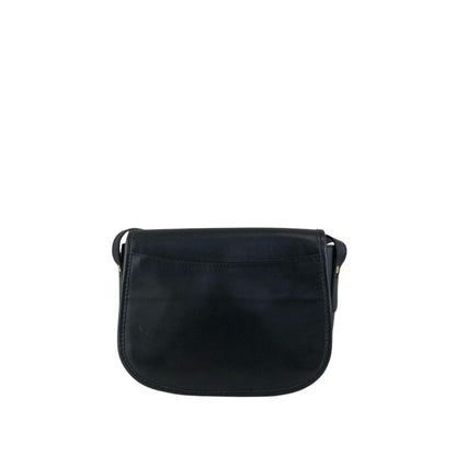 CELINE Gancini Shoulder bag Black Vintage b3ugaa