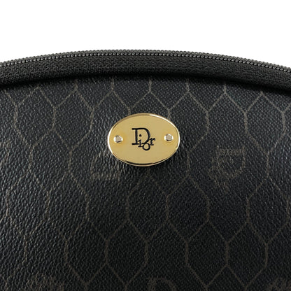 Christian Dior Honeycomb Pattern Chain Shoulder bag Black Vintage 3mnhcy