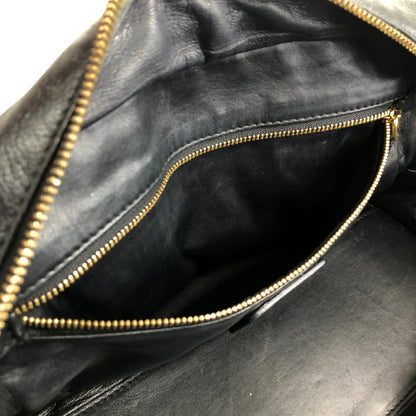 LOEWE Amazona28 Anagram Two-way Boston bag Shoulder bag Black Vintage v3dz54