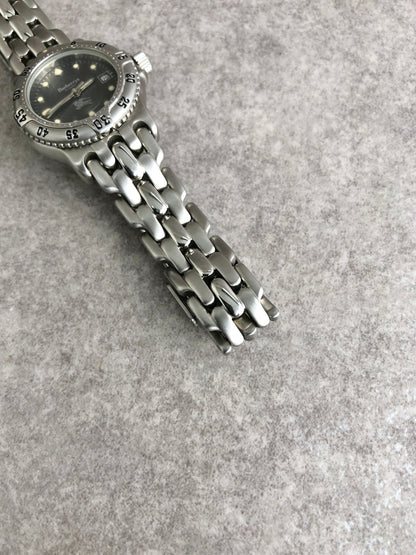 BURBERRY Quartz Watch Silver Vintage uzzmff