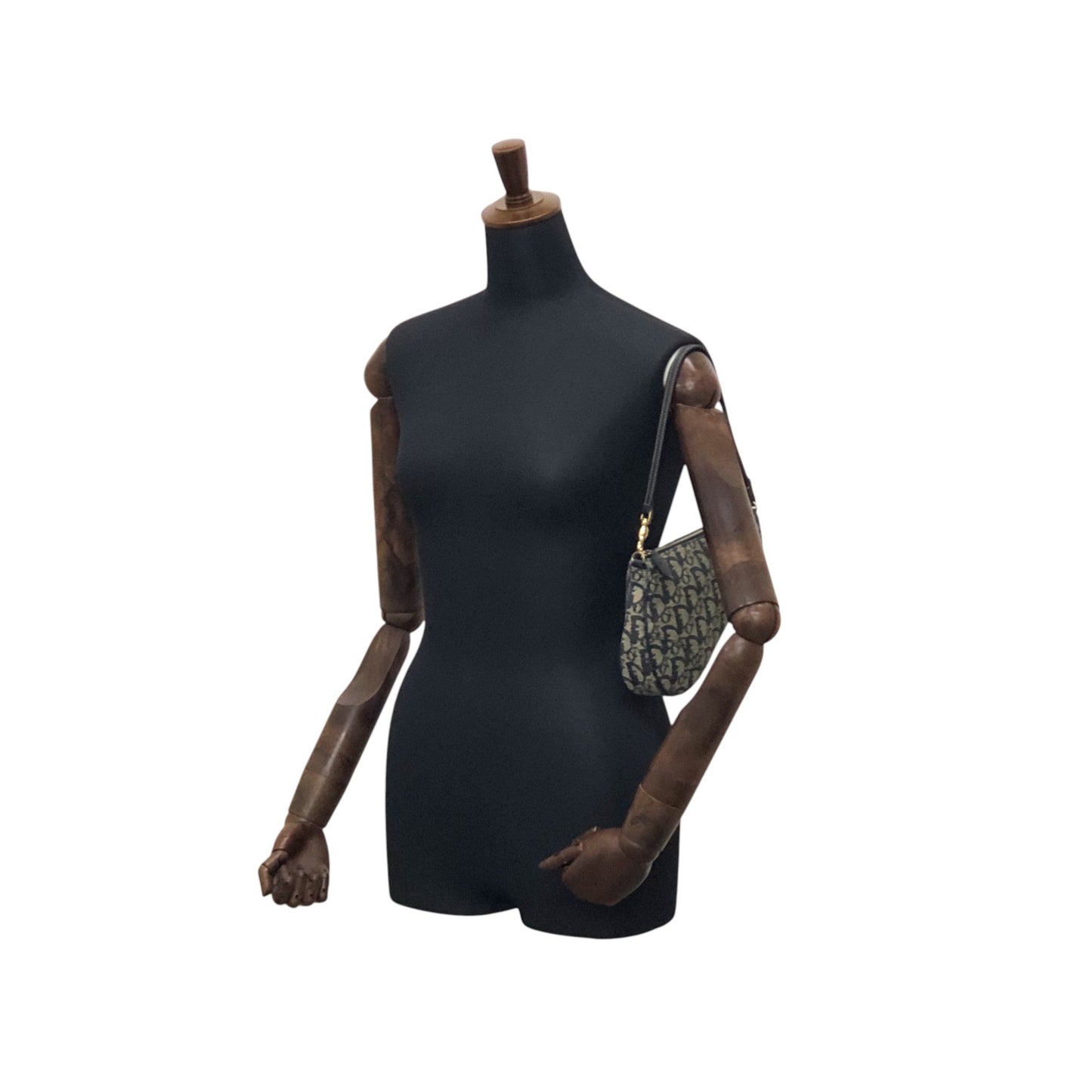 Christian Dior Trotter Shoulder bag Navy Vintage e4vgt6