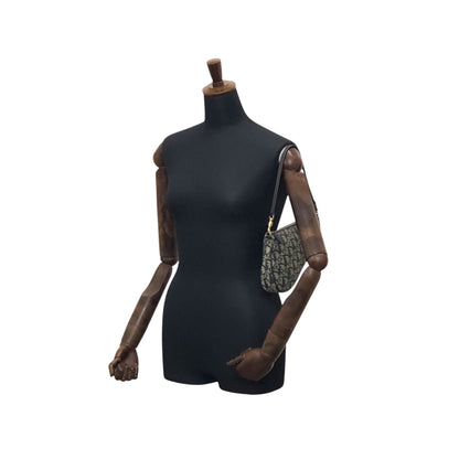 Christian Dior Trotter Shoulder bag Navy Vintage e4vgt6