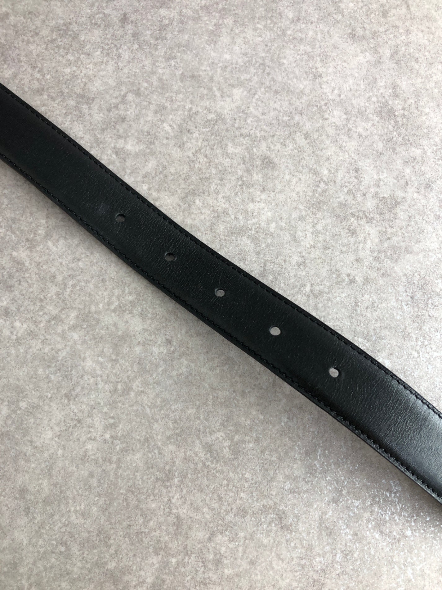 Christian Dior CD Logo Belt Black Vintage 5rtg4j