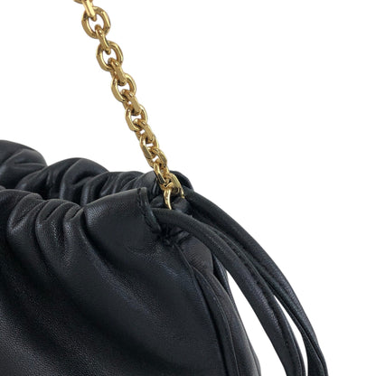 LOEWE Anagram Chain Shoulder bag Black Vintage nver62