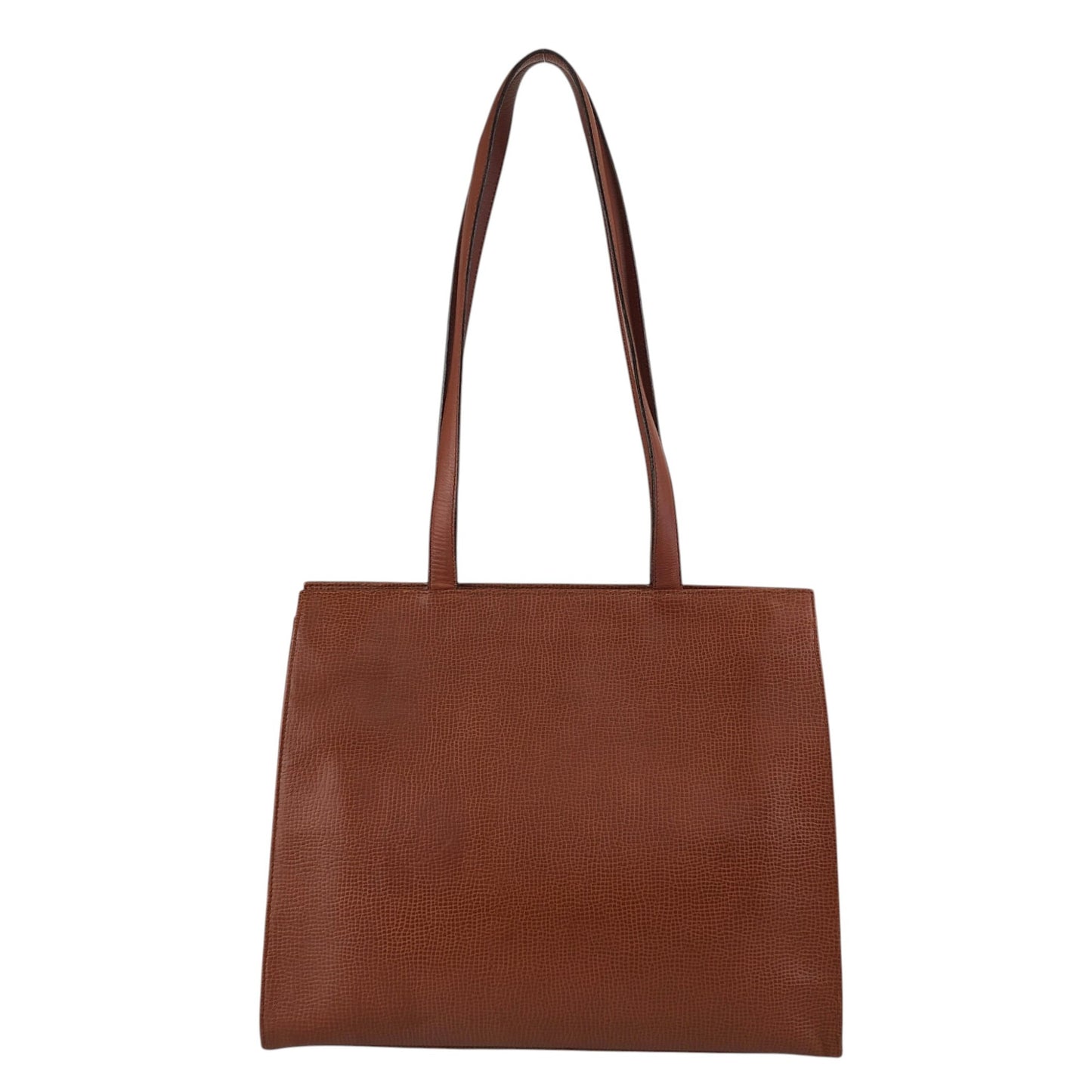 Christian Dior CD Logo Handbag Totebag Brown Vintage 3xpns8