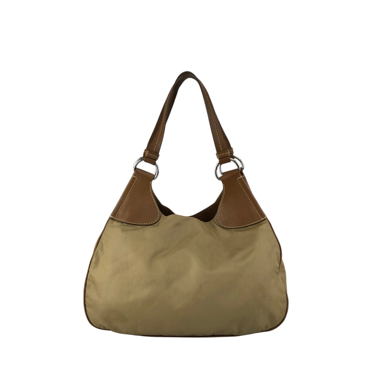 PRADA Triangle Logo Shoulder bag Beige,Camel Vintage yiub4m