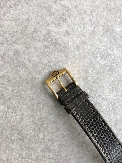GUCCI Quartz Watch Brown Vintage k6esmt