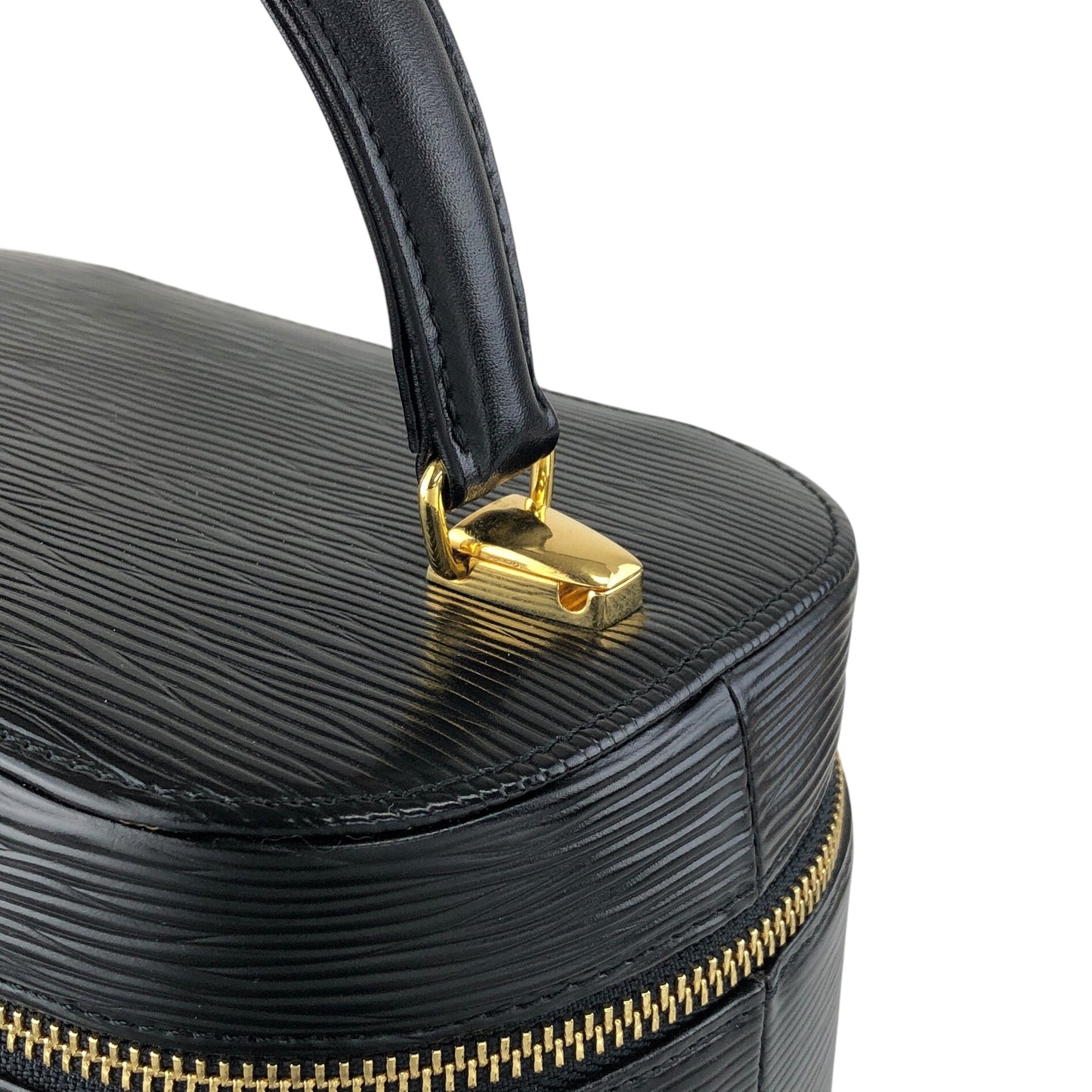 VALENTINO GARAVANI Logo Charm Two-way Handbag Shoulder bag Black Vintage 58zrvp