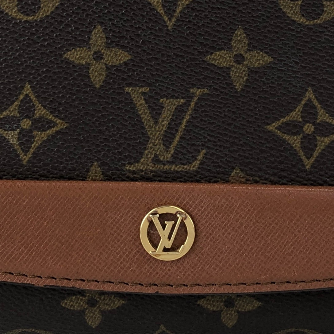 LOUIS VUITTON Monogram Shoulder bag Brown Vintage yz6dcp