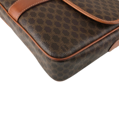 CELINE Macadam Blason Shoulder bag Brown Vintage vim7mw