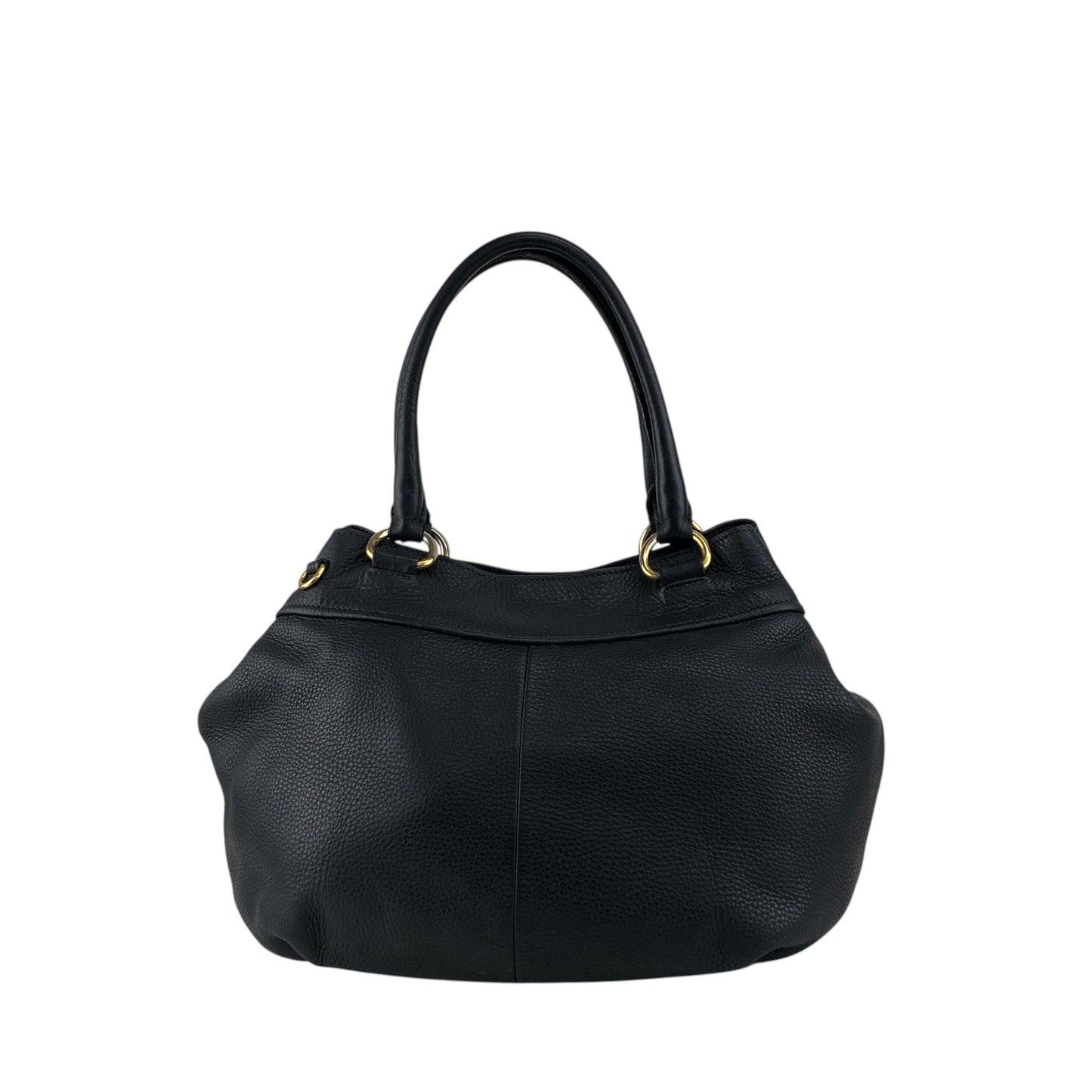 PRADA Logo Handbag Totebag Black Vintage 3ksgpr