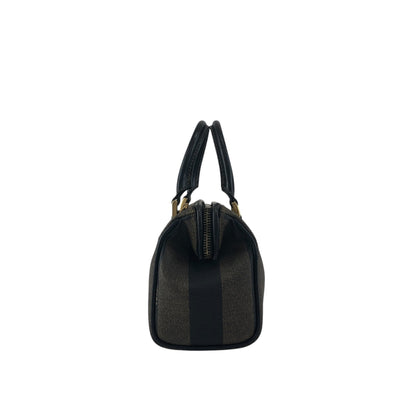 FENDI Pecan Two-way Small Boston bag Shoulder bag Black Vintage p73ycs