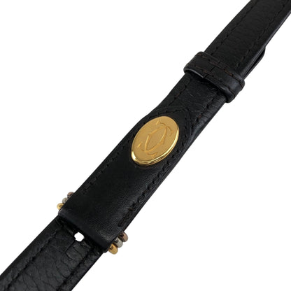 Cartier Logo Shoulder bag Black Vintage hvng2e