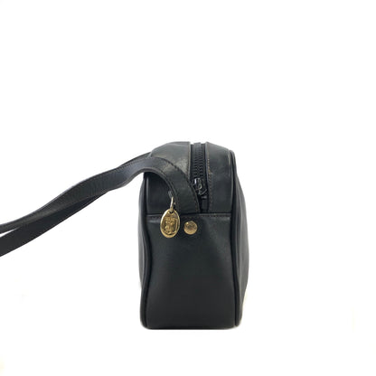 CELINE Triomphe 皮革肩背包 黑色 復古 3cscb7 