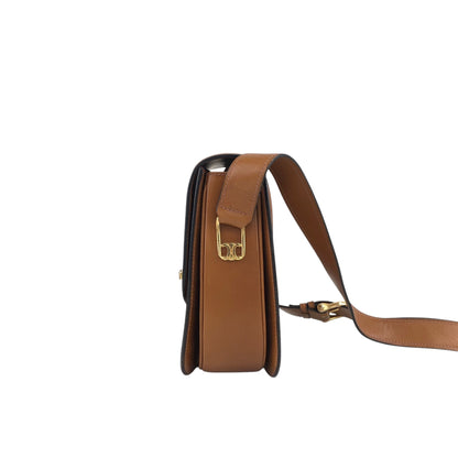 CELINE Triomphe Shoulder bag Camel Vintage jujrbn