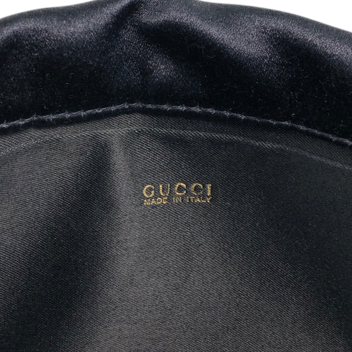 GUCCI Horse Bit Tassel Shoulder bag Black Vintage xvctcj