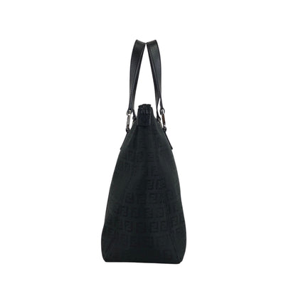 FENDI Zucchino Totebag Black Vintage evabj6