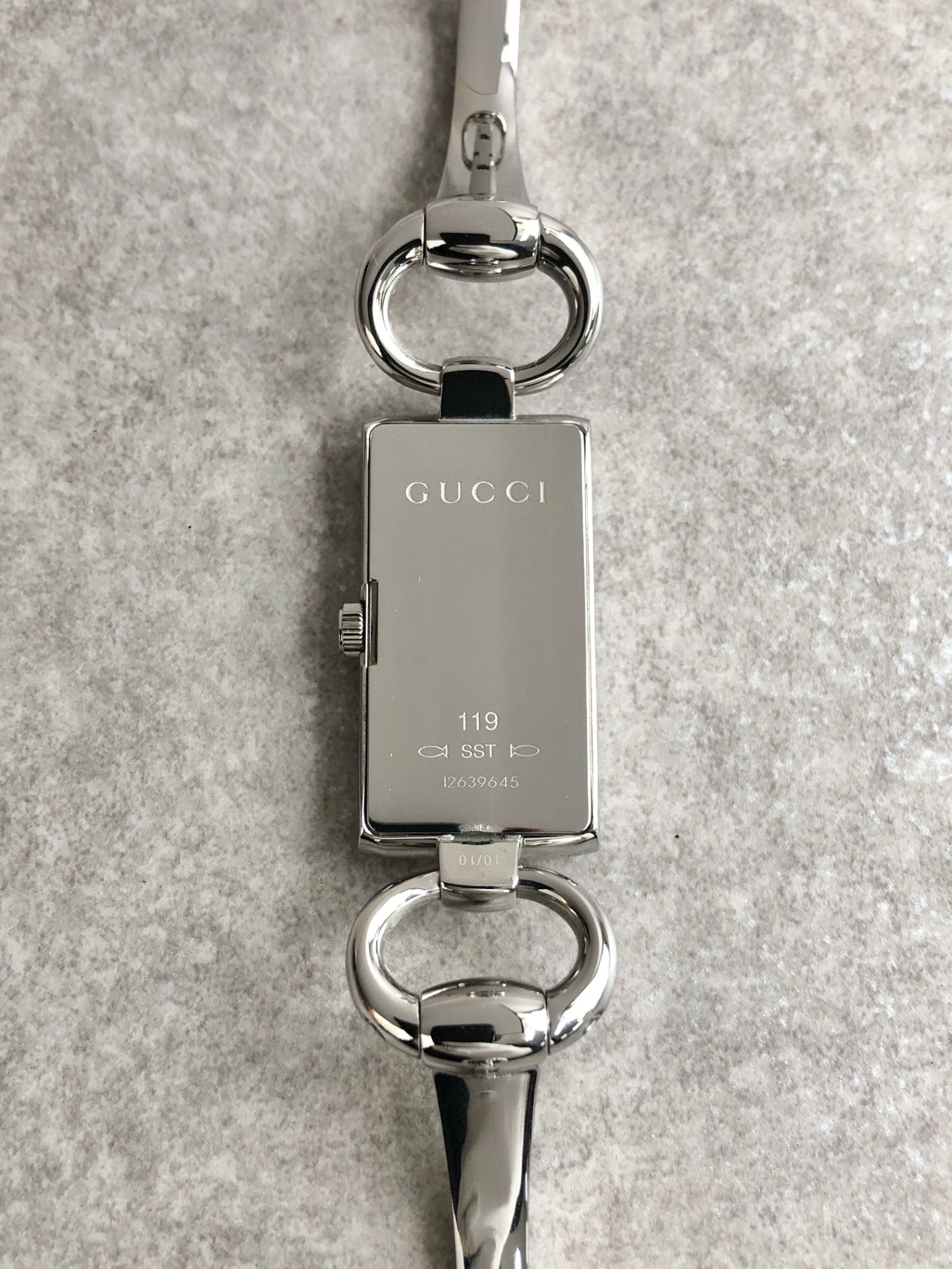 GUCCI Watch Silver Vintage wzzdan