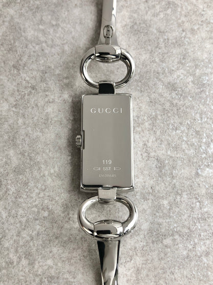 GUCCI Watch Silver Vintage wzzdan
