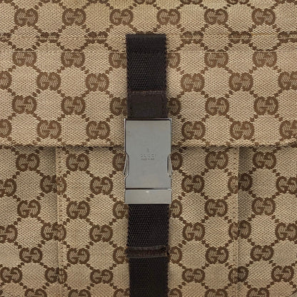 GUCCI GG Canvas Shoulder bag Brown Vintage arvcnf