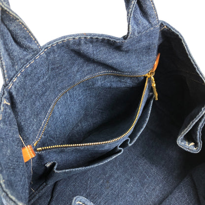 PRADA Canapa Handbag Indigo Vintage t35cnj