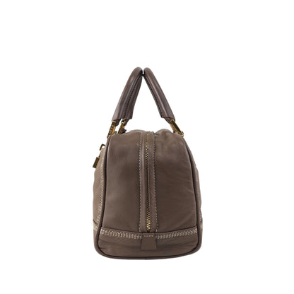 LOEWE Amazona Small Boston bag Handbag Brown Vintage irfyjk