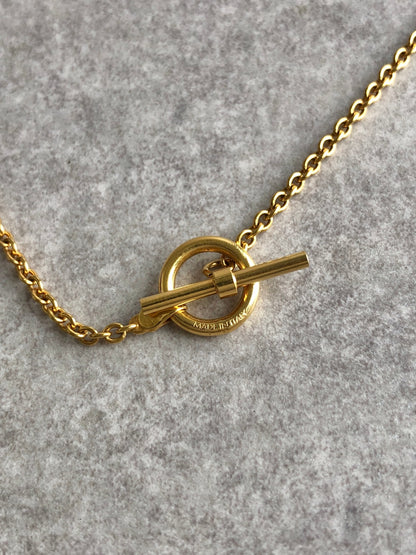 CELINE Necklace Gold Vintage wvwthd