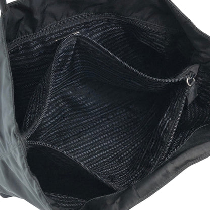 PRADA Tessuto Triangle Logo Totebag Black Vintage rp4ywn